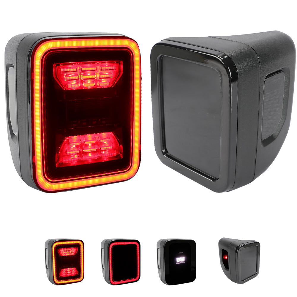 Smoked LED Tail Lights for 2019-2024 Jeep Gladiator JT (Pair)