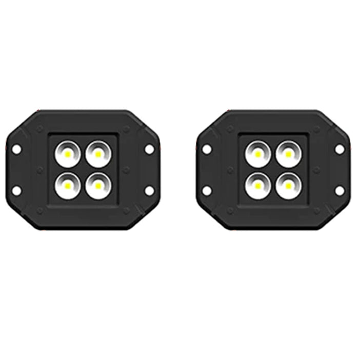 Sunpie Replacement 4.8 inch Square LED Work Lights for Jeep Wrangler Front Bumper (2PCS)