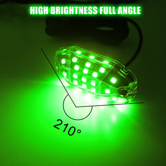 Sunpie Fifteen-Sided Series RGBW 33 LEDs LED Rock Lights (4/8/12/16 Pods)