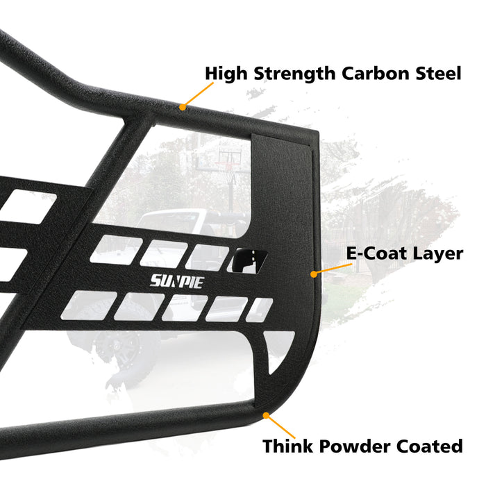 Jeep JKU Half Tube Doors Compatible with 2007-2018 Jeep Wrangler JKU 4-Door (4PCS)