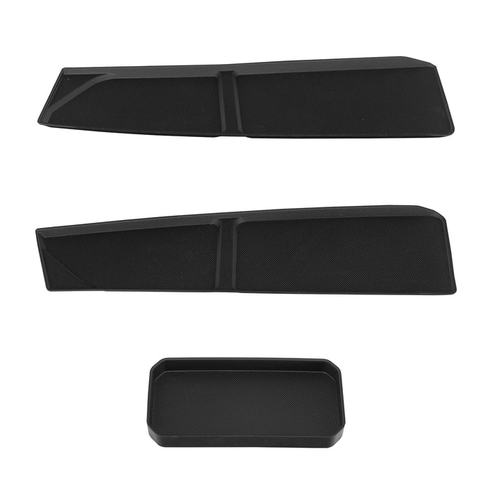 TPE Anti-Slip Center Console Dash Tray for 2021-2024 Ford Bronco 2/4-Door (3PCS)