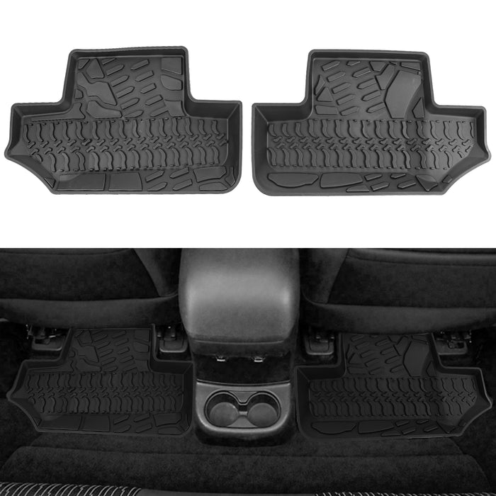 14-18 Jeep Wrangler JK 2-Door Jeep Front & Rear Floor Mats