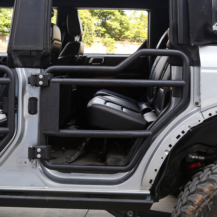 Ford Bronco Tube Doors for 2021-2024 Ford Bronco 4-Door Front and Rear Door (4PCS)