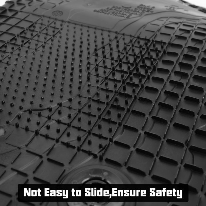 18-24 Jeep Wrangler JL 2-Door All-Weather Front & Rear TPE Floor Mats