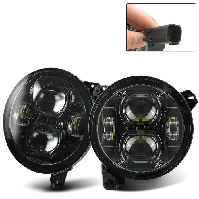 9 inch Black Daymaker High/Low Beam LED Leadlights for Jeep Wrangler and Jeep Gladiator