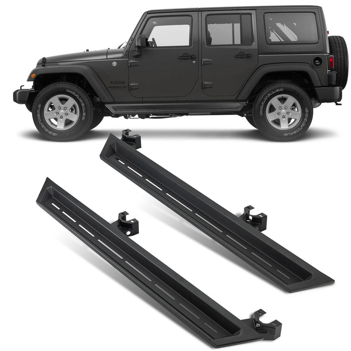 Blade Series Running Boards for Jeep Wrangler JKU 4 Door (07-18）