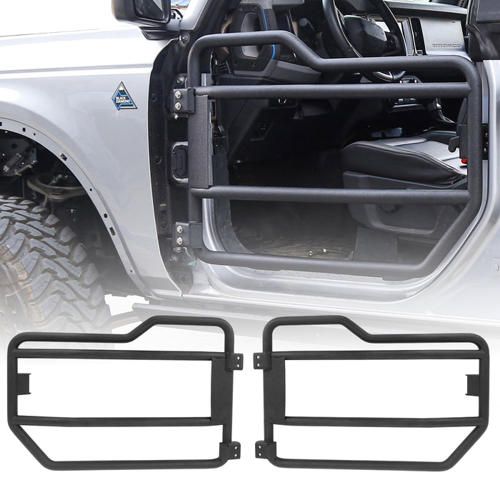 Ford Bronco Tube Doors for 2021-2024 Ford Bronco 4-Door Front and Rear Door (4PCS)