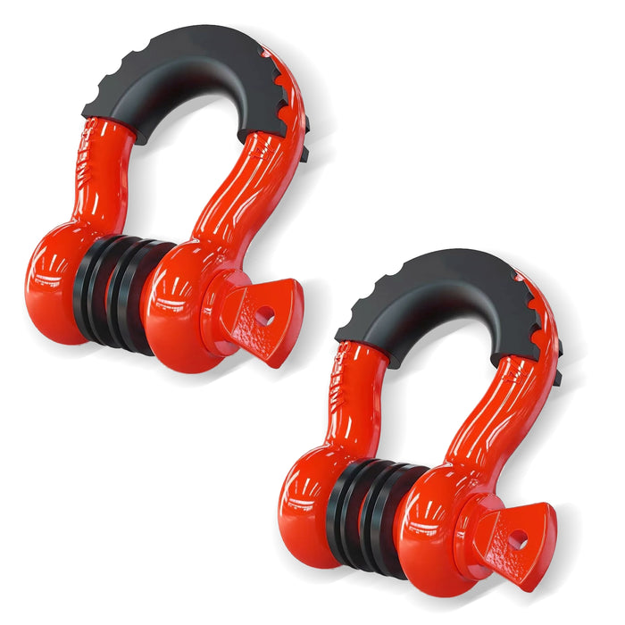 Heavy Duty 3/4" D Ring Shackle (2 Pack)