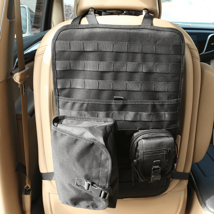 MOLLE Tactical Truck Seat Back Organizer Car Cover Vehicle Panel