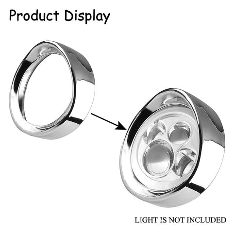 7Inch Harley Headlight Chrome Ring, 7